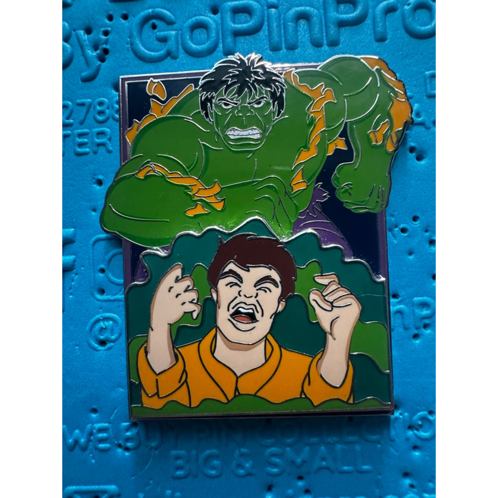 Disney Store Pin 2025 Marvel Superhero Transformation Bruce Banner Hulk